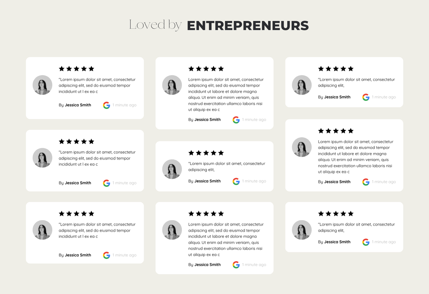 Streamlined CANVA Sales Page for Coaches Template
