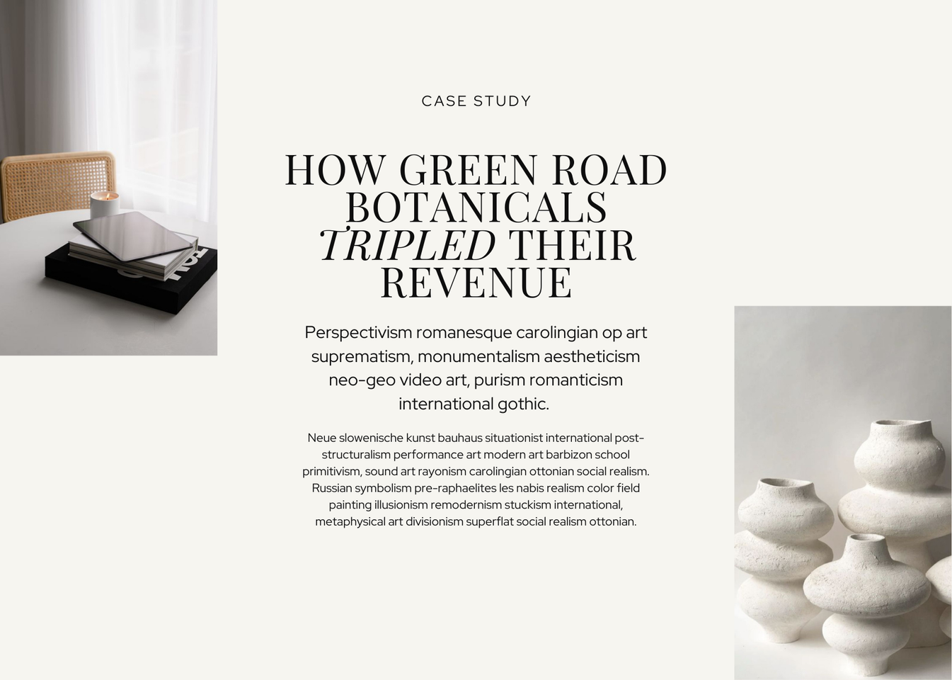 Luna North Studio Canva Website Template // SMM