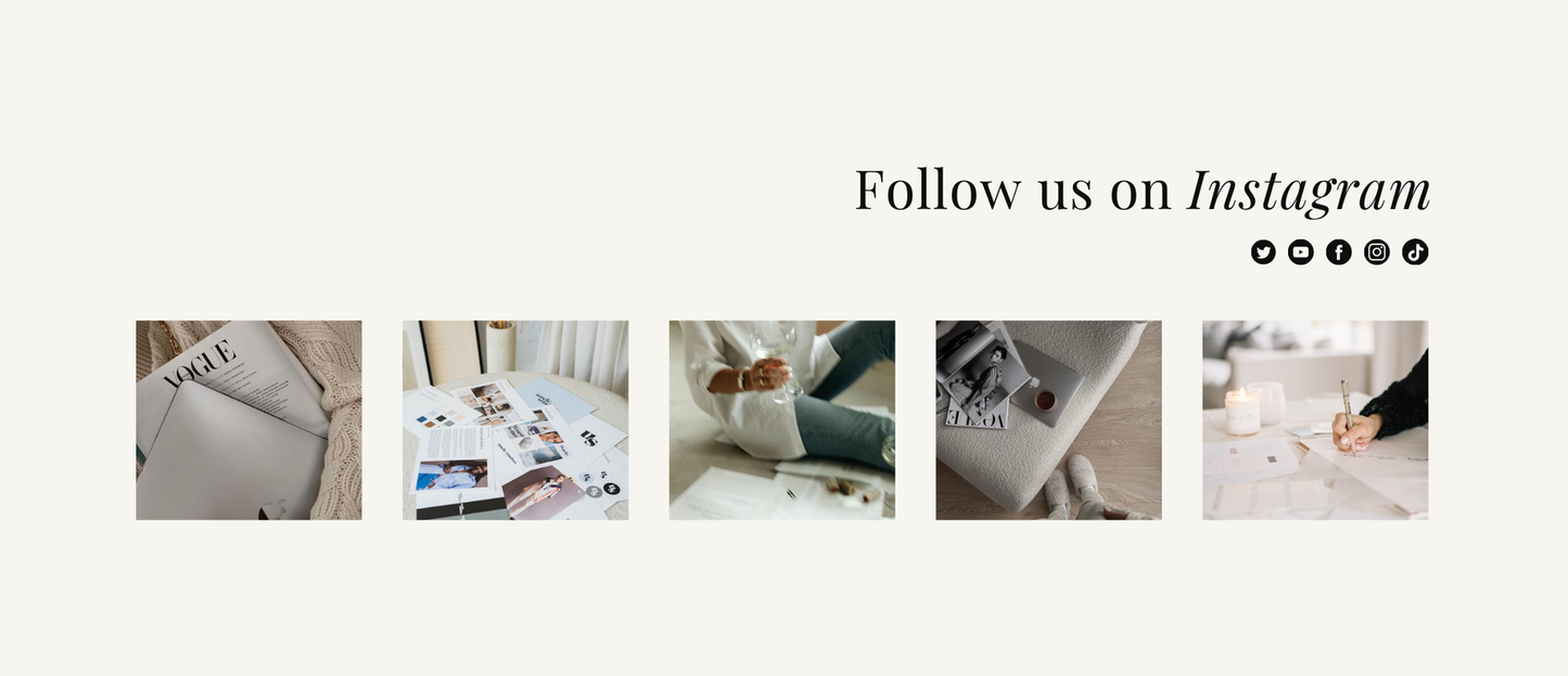 Luna North Studio Canva Website Template // SMM