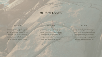 Yoga Mooore Canva Landing Page Template