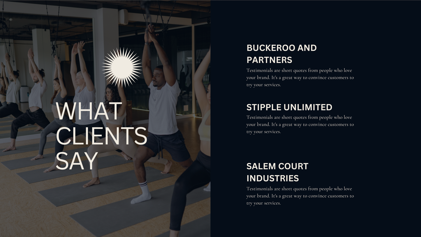 Yoga Mooore Canva Landing Page Template