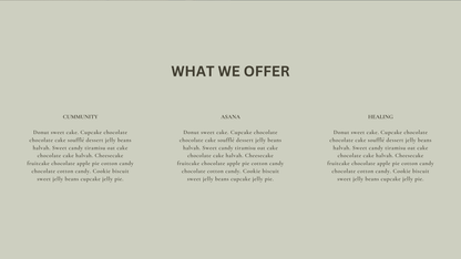 Yoga Mooore Canva Landing Page Template
