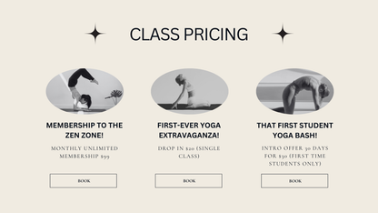 Yoga Mooore Canva Landing Page Template