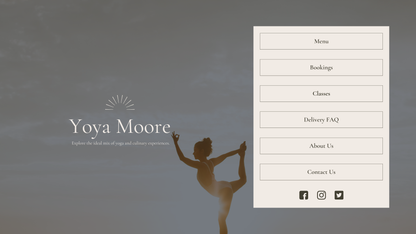 Yoga Mooore Canva Landing Page Template
