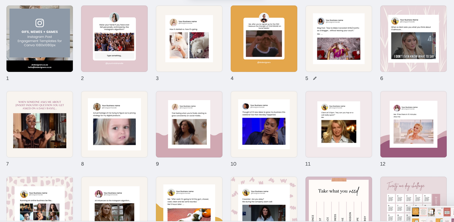What's on trend  Social Media Templates 250+