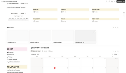 The Launch Starter Playbook