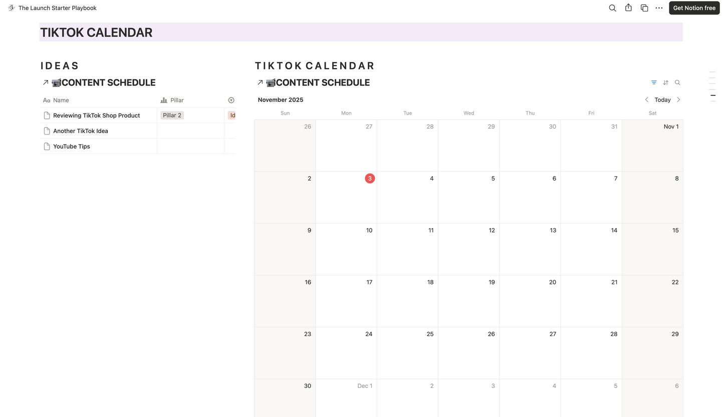 The Launch Starter Playbook